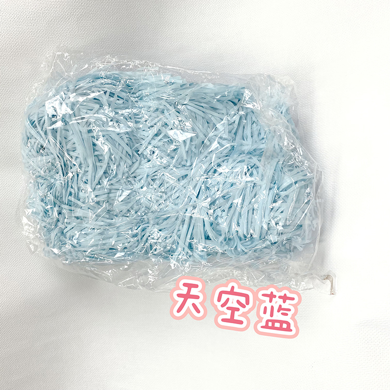 6色拉菲草 垫草碎纸丝 1袋100g原色深蓝色 - 图2