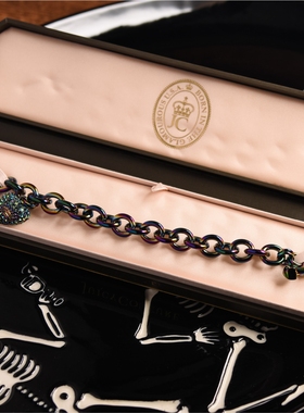 三杯通大道，一醉解千愁。JC大牌原包装变色龙粗链条手链男款