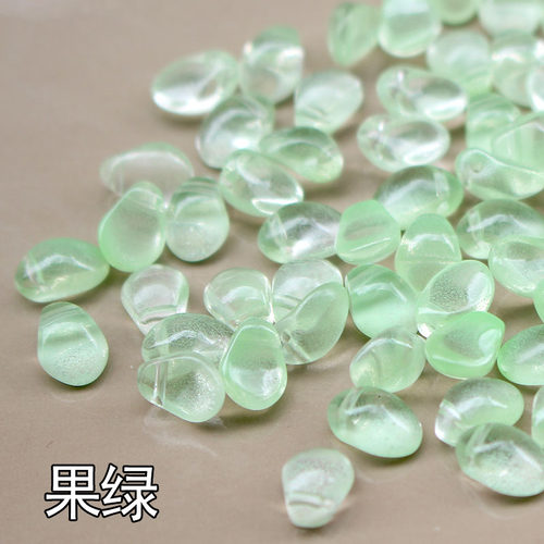 20颗价 小月牙系列琉璃花瓣 DIY手工发簪头饰材料花瓣步摇配件 - 图1