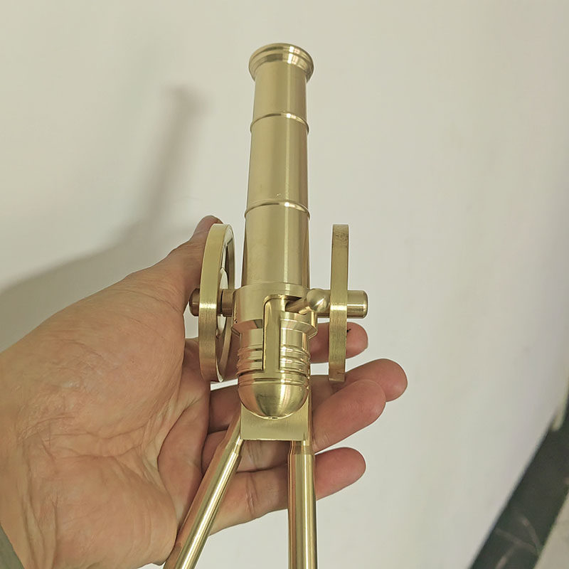 黄铜大炮模型男人玩具可放炮意大利神器大号风水玄关摆件礼品开业