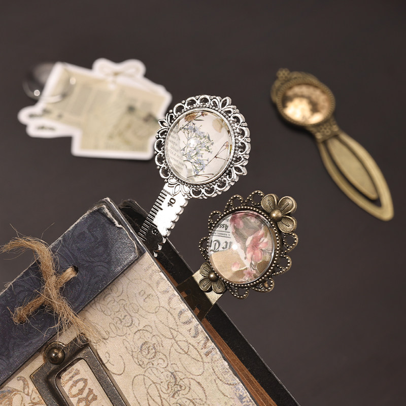 手工diy复古书签底座宝石水晶底托书签古铜精美书签信笺创意文具,淘宝优惠券,粉丝福利购,淘宝优惠卷