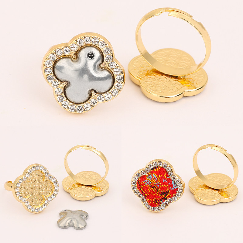 宋锦diy戒指镶嵌包布底托戒指中秋节创意团建活动礼物伴手礼复古,淘宝优惠券,粉丝福利购,淘宝优惠卷