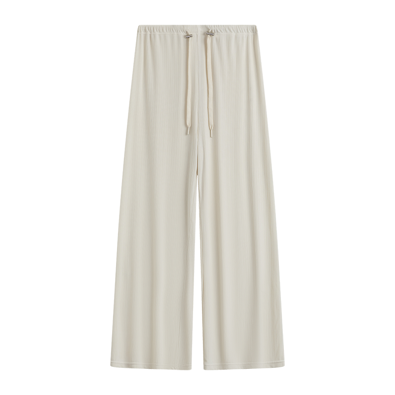 大码孕妇冰丝裤子夏季薄款外穿宽松抽绳裤无托腹直筒阔腿裤200斤,淘宝优惠券,粉丝福利购,淘宝优惠卷