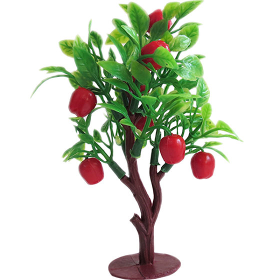 Simulated small tree fence creative mini plant toys