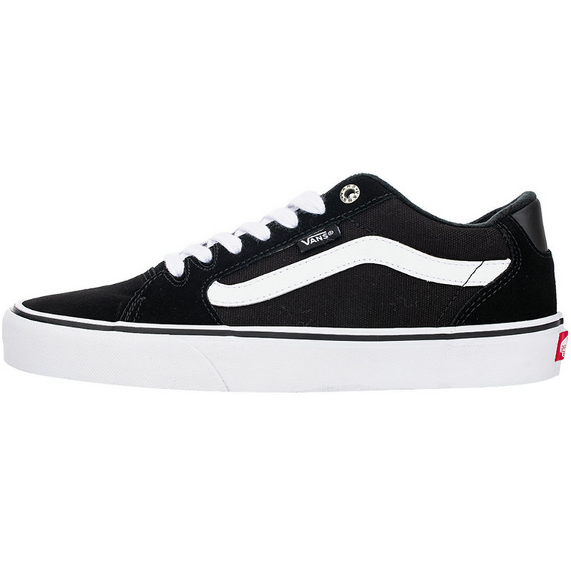 Vans Ward 男女经典款黑白低帮帆布休闲运动复古板鞋 VN0A36EMC4R - 图3