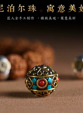 小金刚菩提子手串尼泊尔核桃盘玩本命佛男女款手串中式国风手串