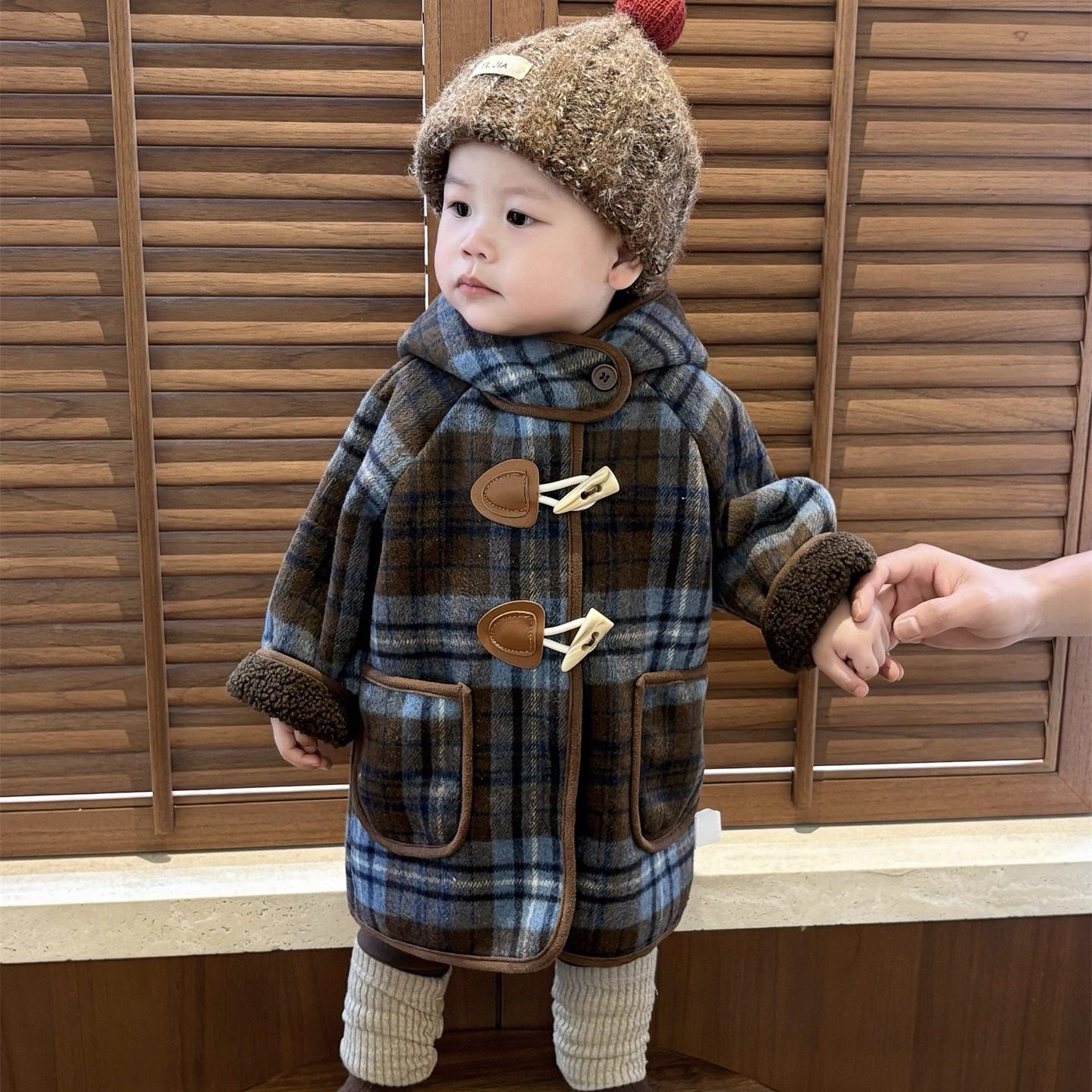 宝宝冬装套装洋气时髦婴儿衣服冬季新款呢子大衣加厚打底裤分体潮,淘宝优惠券,粉丝福利购,淘宝优惠卷