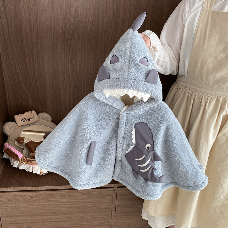 宝宝斗篷冬外出加厚防风外套可爱超萌婴儿加绒保暖连帽外套冬季新,淘宝优惠券,粉丝福利购,淘宝优惠卷