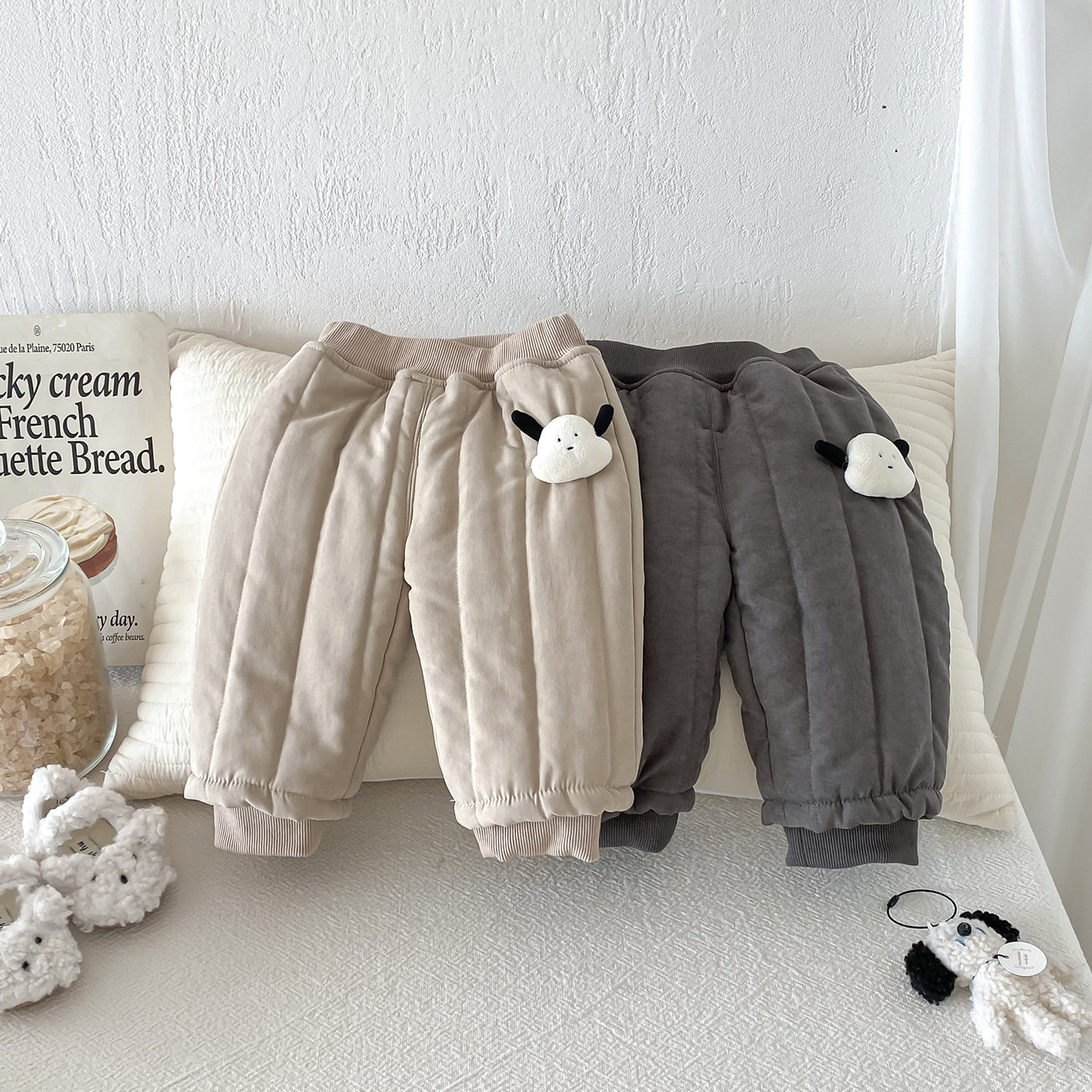 婴儿裤子外穿冬加厚夹棉保暖裤男宝宝冬季新款百搭休闲裤韩版洋气,淘宝优惠券,粉丝福利购,淘宝优惠卷