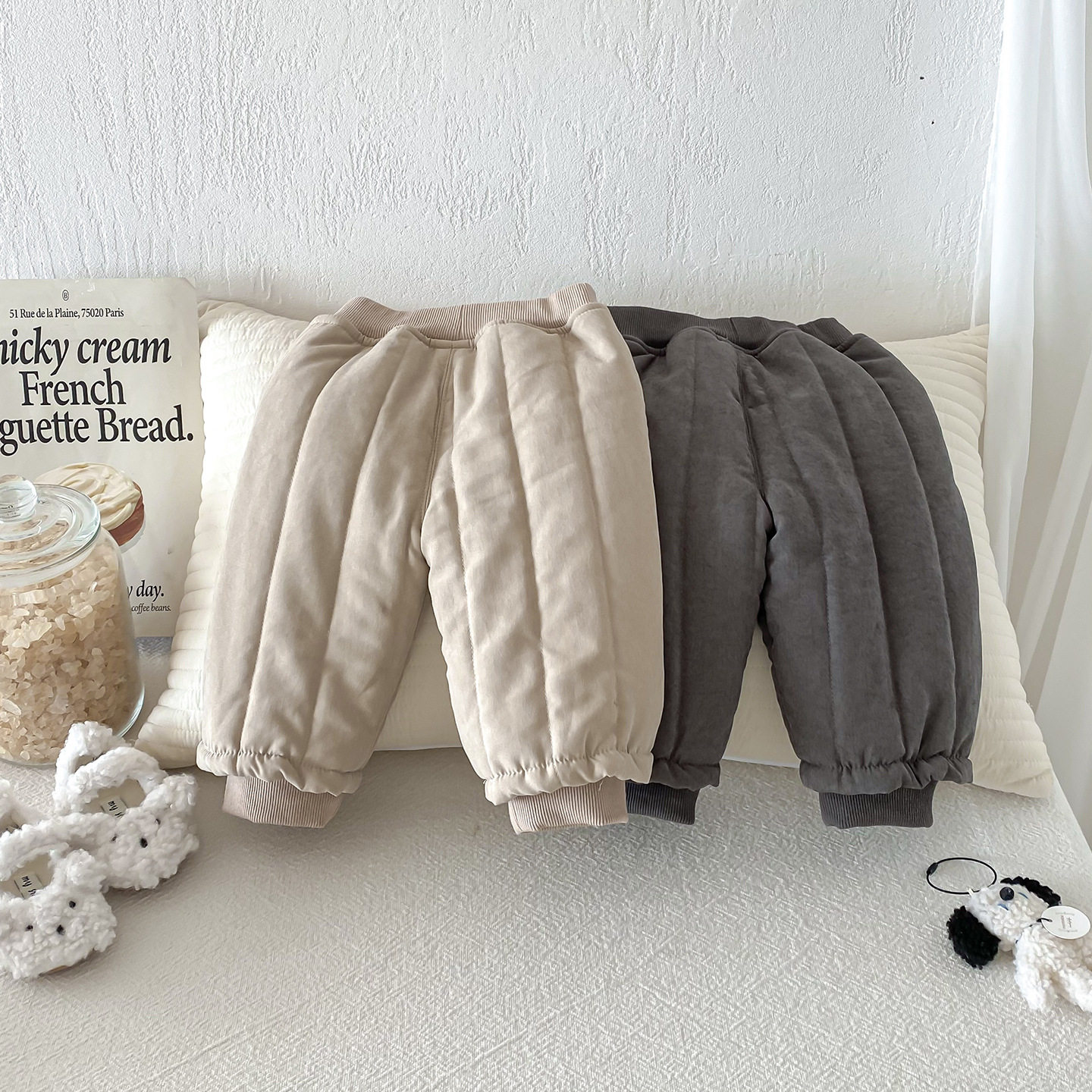 婴儿裤子外穿冬加厚夹棉保暖裤男宝宝冬季新款百搭休闲裤韩版洋气,淘宝优惠券,粉丝福利购,淘宝优惠卷