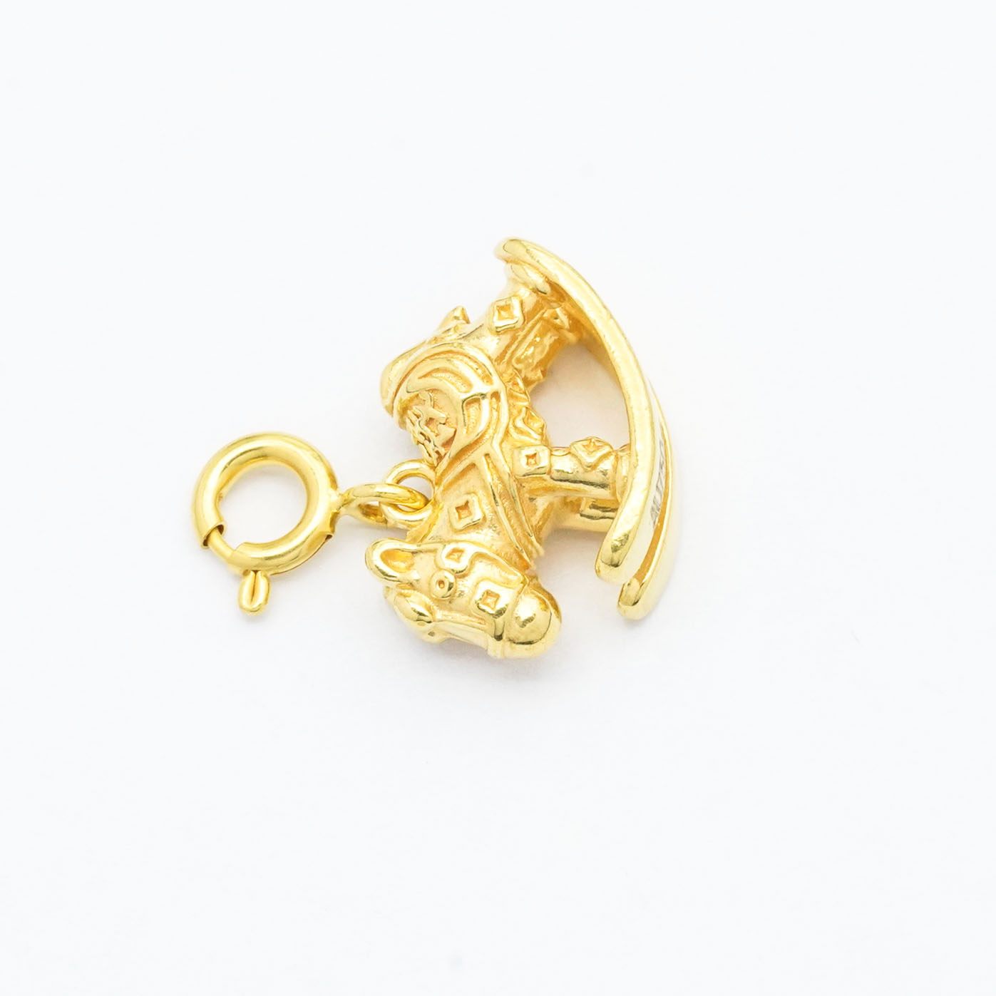 【严选】18k金马上有钱配件女小众马年限定款DIY配饰不脱模WT0374,淘宝优惠券,粉丝福利购,淘宝优惠卷