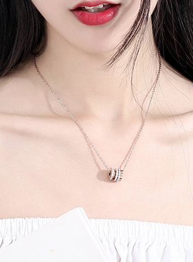 学生玫瑰金钛钢防过敏不掉色简约