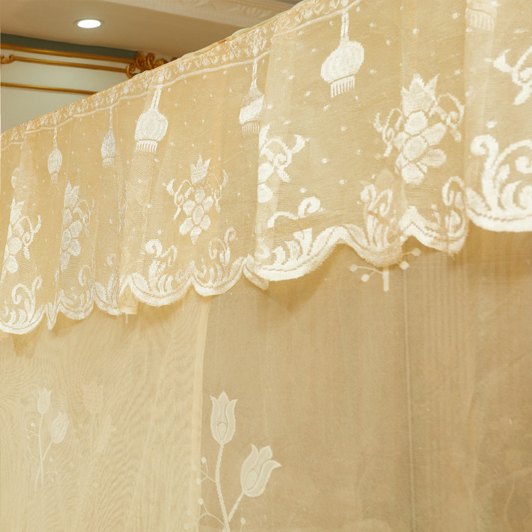 三门老式蚊帐床帐家用卧室1.5m床加厚加密1.8米1.6三开门3门宫廷,淘宝优惠券,粉丝福利购,淘宝优惠卷