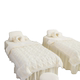 2025 Internet celebrity new beauty bed cover four-piece set bed cover high-end cream bubble yarn beauty salon special bed cover