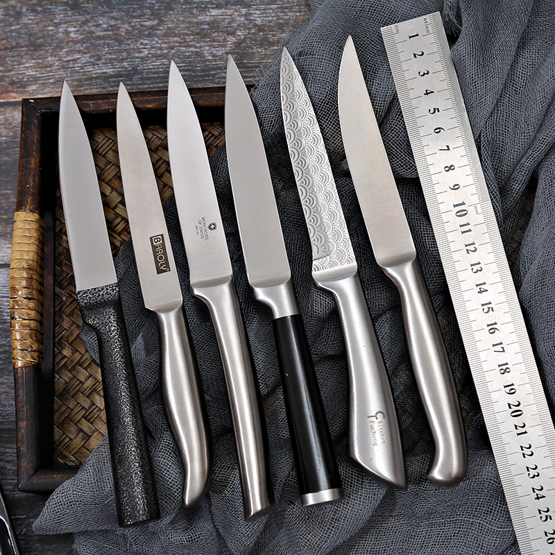 库存处理德国进口不锈钢一体小刀水果刀瓜果削皮刀小万用刀便携刀 - 图2