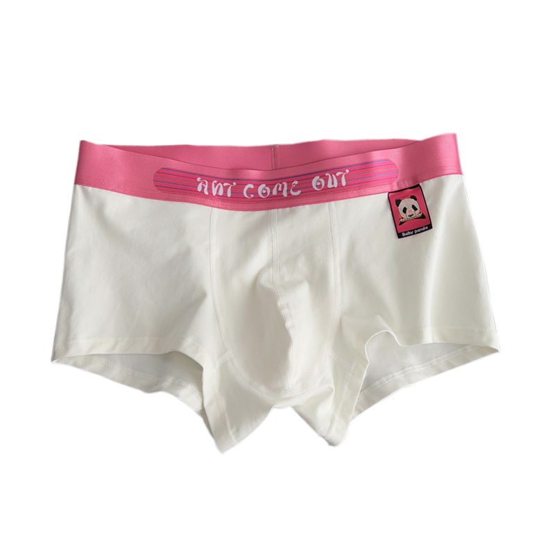 3条男士内裤男纯棉透气平角裤个性潮流布标青年纯彩色四角短裤衩,淘宝优惠券,粉丝福利购,淘宝优惠卷