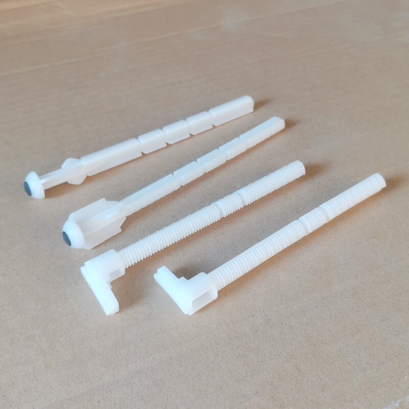 挂墙隐藏入墙水箱面板按钮加长推杆锁杆挂墙马桶水箱配件连接杆子