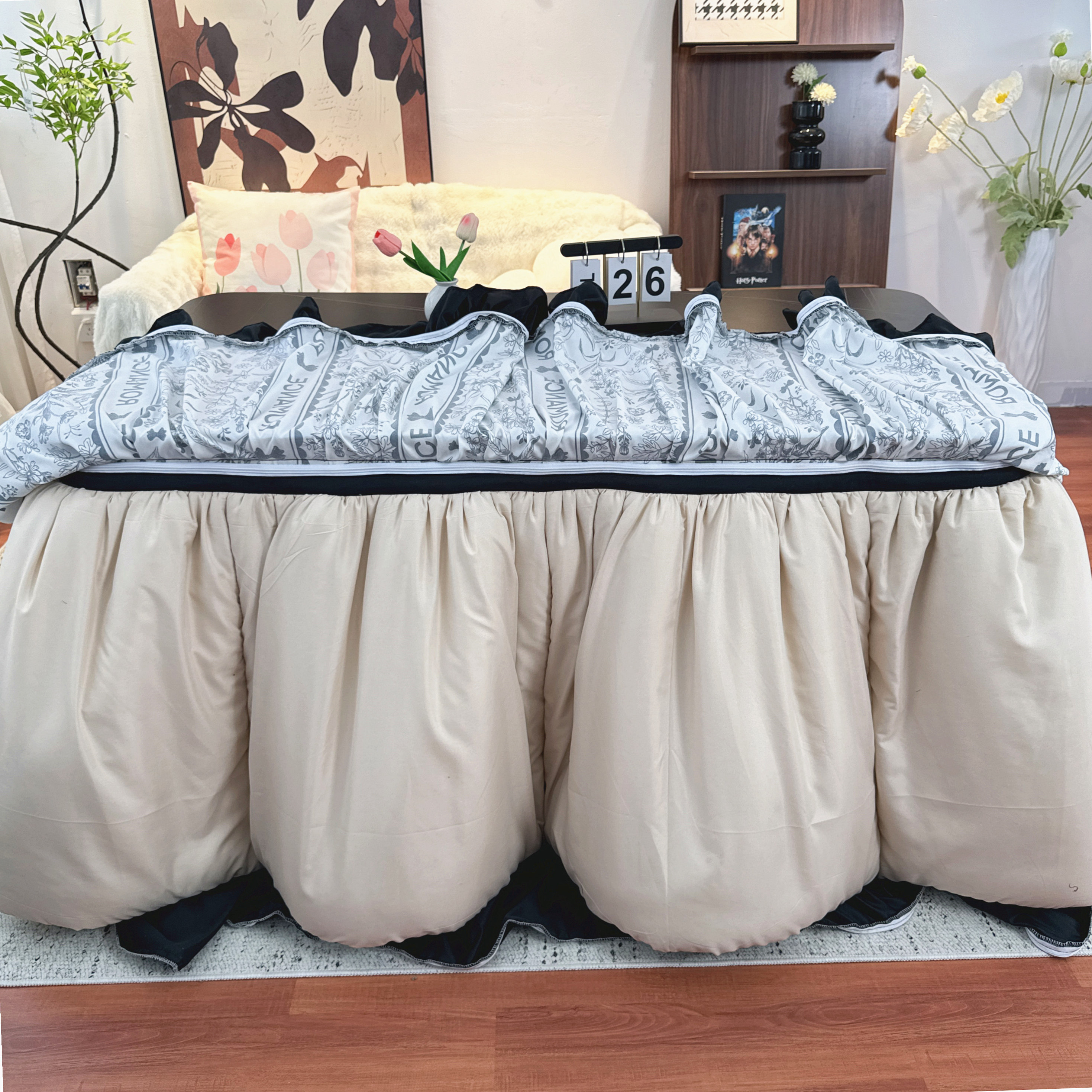 新款滑轨道款电暖桌烤火罩可拆洗拉链款烤火被加厚侧挂式烤火罩,淘宝优惠券,粉丝福利购,淘宝优惠卷