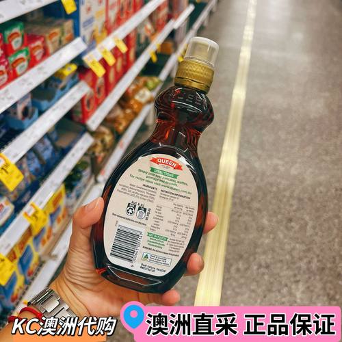 KC澳洲代购queen枫糖浆 0脂低卡无蔗糖代糖早餐甜品松饼伴侣355ml - 图2