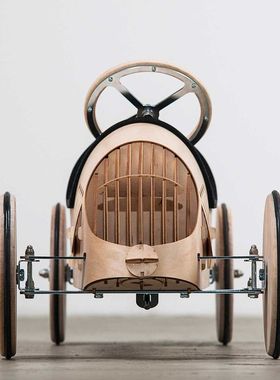 diy德国拼装小汽车儿童房摆件