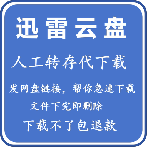 迅雷网盘云盘SVIP文件视频图片影音素材数据转存代下载服务人工-图0