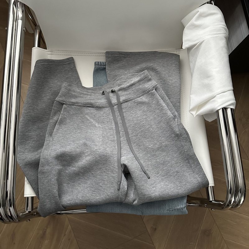 秋冬无痕立体剪裁加绒窄版阔腿裤 慵懒显瘦运动休闲裤 瑜伽裤,淘宝优惠券,粉丝福利购,淘宝优惠卷