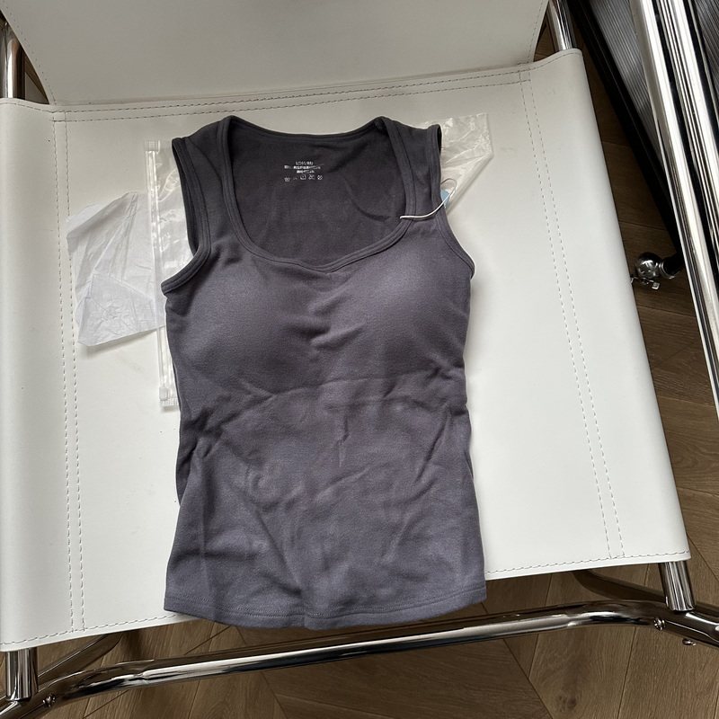 秋冬德绒发热自带胸垫保暖背心女 加厚双面绒内搭修身打底吊带,淘宝优惠券,粉丝福利购,淘宝优惠卷