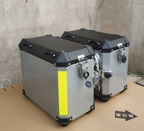 不锈钢摩托车边箱后备侧方尾箱cb400 190黄龙600 302s dl250 n19 - 图0