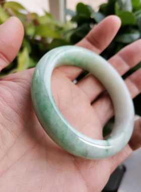 a货飘阳绿翡翠手镯性价比