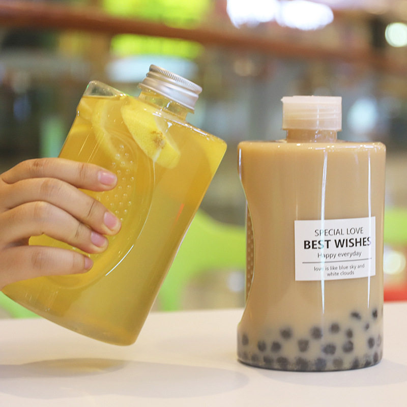 一次性冷泡茶冷萃茶瓶子花茶饮料果汁瓶1000ml透明塑料空瓶子,淘宝优惠券,粉丝福利购,淘宝优惠卷