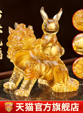 淘运阁易明居鸿兔谛听宝懿摆件