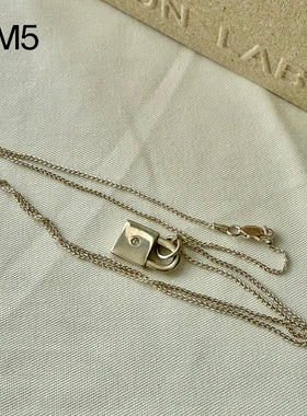 钻石挂锁项链潮流百搭