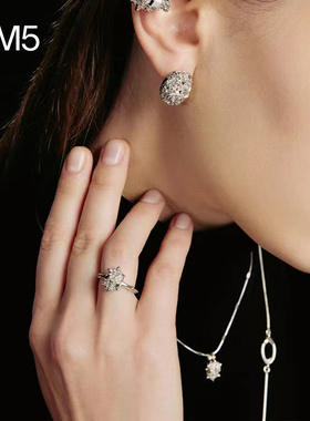 AtelierSo女银鸽子蛋六爪戒指