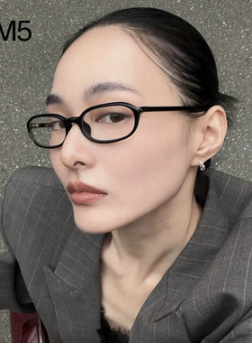 现货Jennie同款瑞典椭圆墨镜