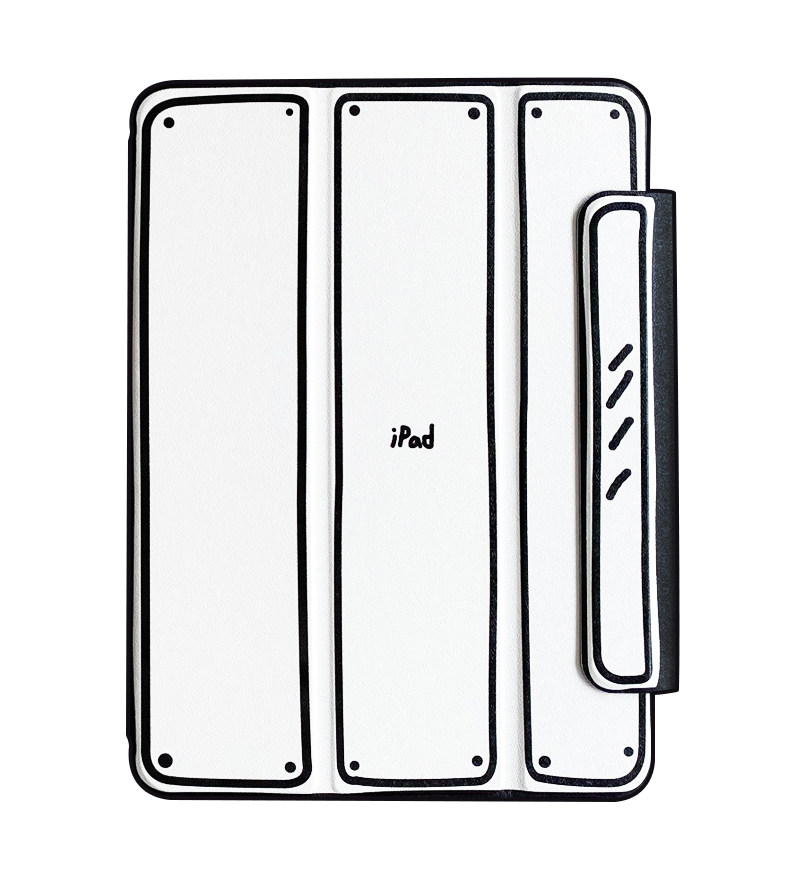 HAPPY二次元漫画ipad平板保护壳适用air510.9寸12.9苹果pro11磁吸,淘宝优惠券,粉丝福利购,淘宝优惠卷