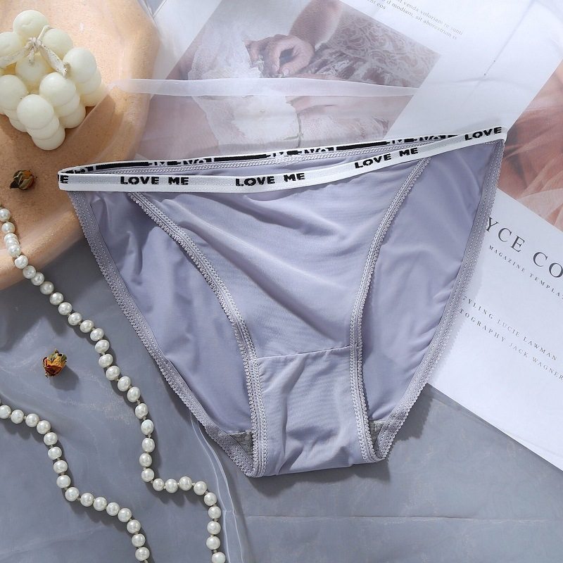 冰丝内裤女士无痕低腰夏季薄款风棉档高开叉胖mm大码三角短裤,淘宝优惠券,粉丝福利购,淘宝优惠卷