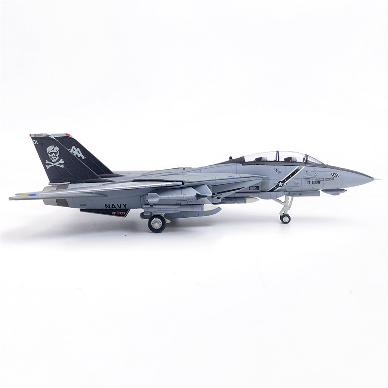 WLTK日炙美国F-14B雄猫战斗机VF-103海盗旗 F14成品合金模型1/100 - 图2