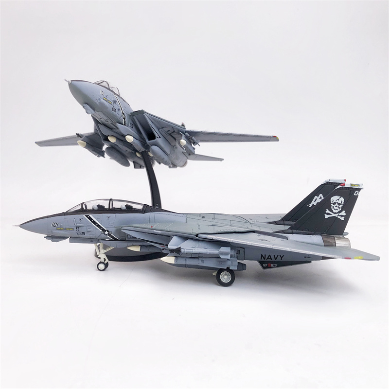 WLTK日炙美国F-14B雄猫战斗机VF-103海盗旗 F14成品合金模型1/100 - 图0