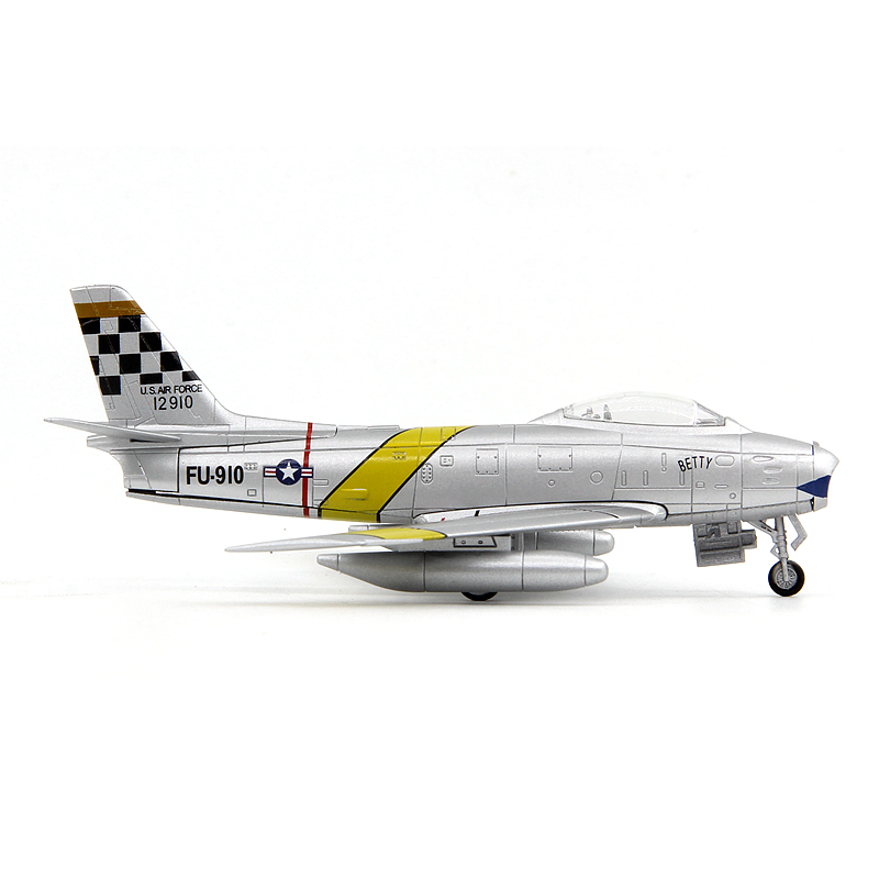 ATLAS 美国空军F-86F佩刀战斗机FU-910 北美航空F86成品模型1/100 - 图2