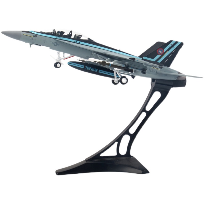 TOP系列 1/72美国海军F/A-18F超级大黄蜂阿汤哥战斗机F18飞机模型 - 图3