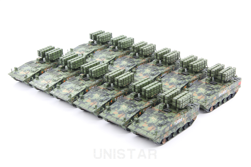 UNISTAR 1/72中国红箭10反坦克导弹发射车HJ-10成品军事战车模型