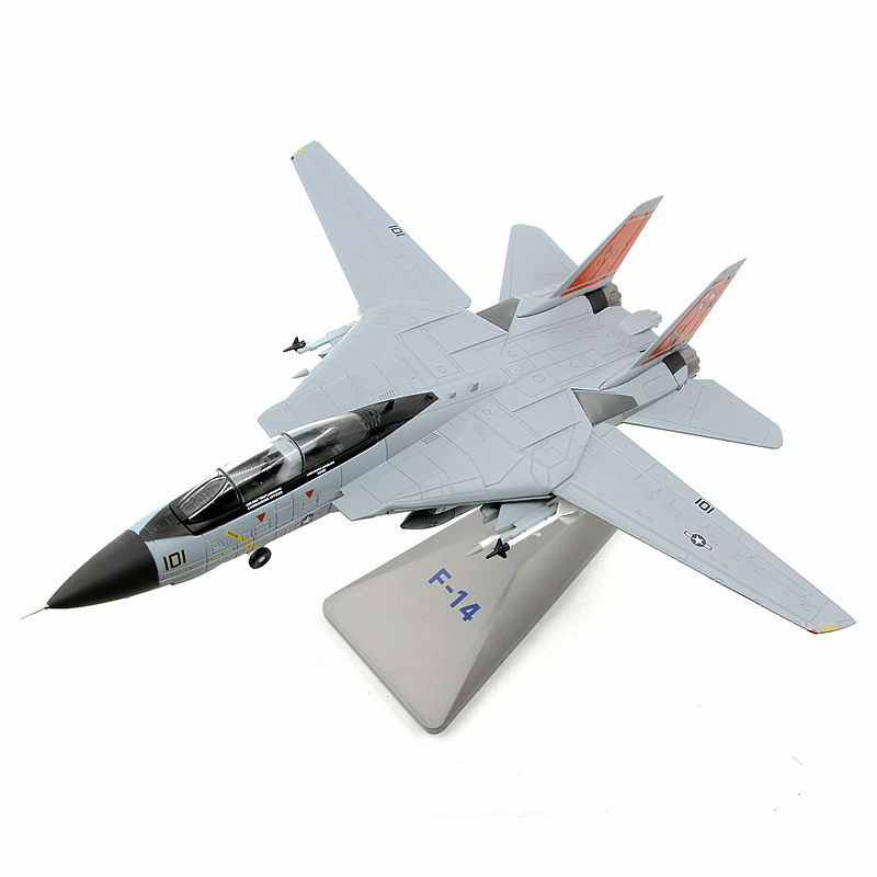 AF1 美国海军F-14D雄猫战斗机VF-31雄猫人 AJ101 F14合金模型1/72 - 图3