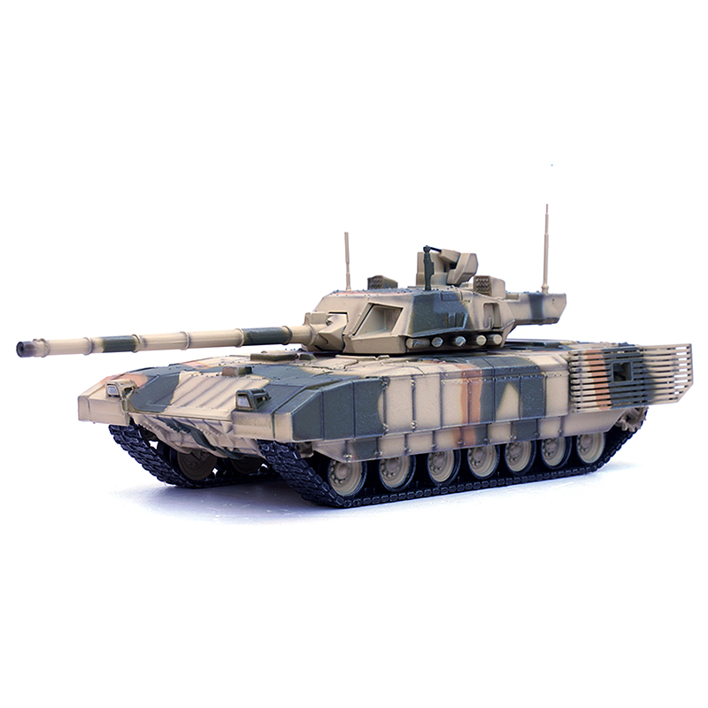 铁流Panzerkampf俄罗斯T-14阿玛塔主战坦克山地迷彩 成品模型1/72 - 图3