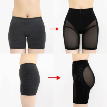 zippered tummy-tightening butt-lifting pressure postpartum waist-shaping thin breathable anti-rolling body shaping pants ໂສ້ງນິລະໄພ