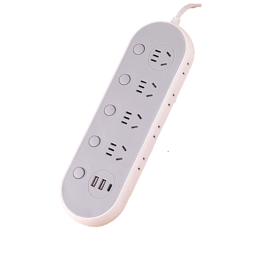USB-Buchse, Haushaltssteckerleiste mit langer Leitung, Mehrfachsteckdose, multifunktionale Steckerleiste, Schlafsaal, Desktop-Drag-Streifen