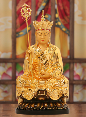 信扬黄铜供奉新中式家用鎏金摆件