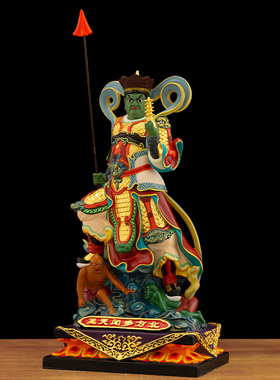 四大天王神像纯铜彩绘客厅