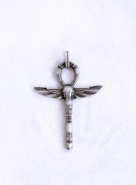 埃及女银手工吊坠安卡