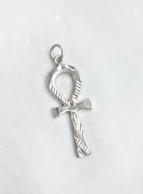 手工银饰古埃及风安卡安克生命之匙十字架男女吊坠项坠 多款式