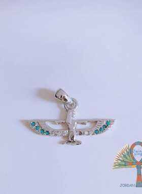 埃及进口女银伊西斯吊坠